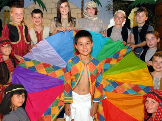 2010: Year five and six pupils from Hucknalls Edgewood School pictured during their performance of Joseph and His Amazing Technicolour Dreamcoat. Are you on this picture?
