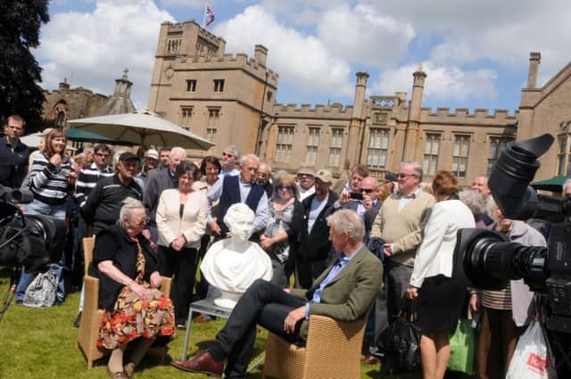 The filming of Antiques Roadshow at Newstead Abbey