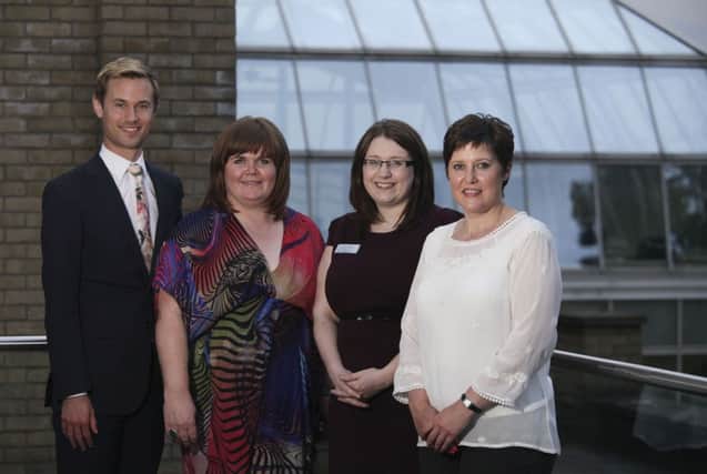 L-R: Carston Hanston Wood, Head of Marketing Aromatherapy Associates, Louise Riby, Global Head of Sales Aromatherapy Associates, Sara Wait, Assistant Therapy Manager Eden Hall and Nerys Chell, MD, Eden Hall