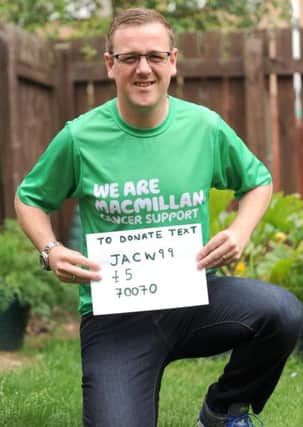 Andy Callaghan-Wetton plans to run 1,000 miles in a year for Macmillan.