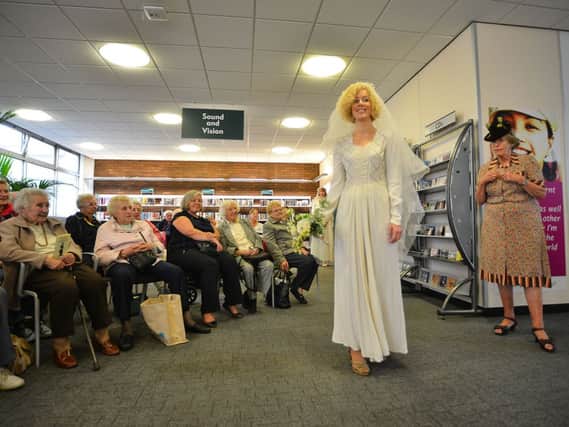 1940s fashion show at Sutton Library.