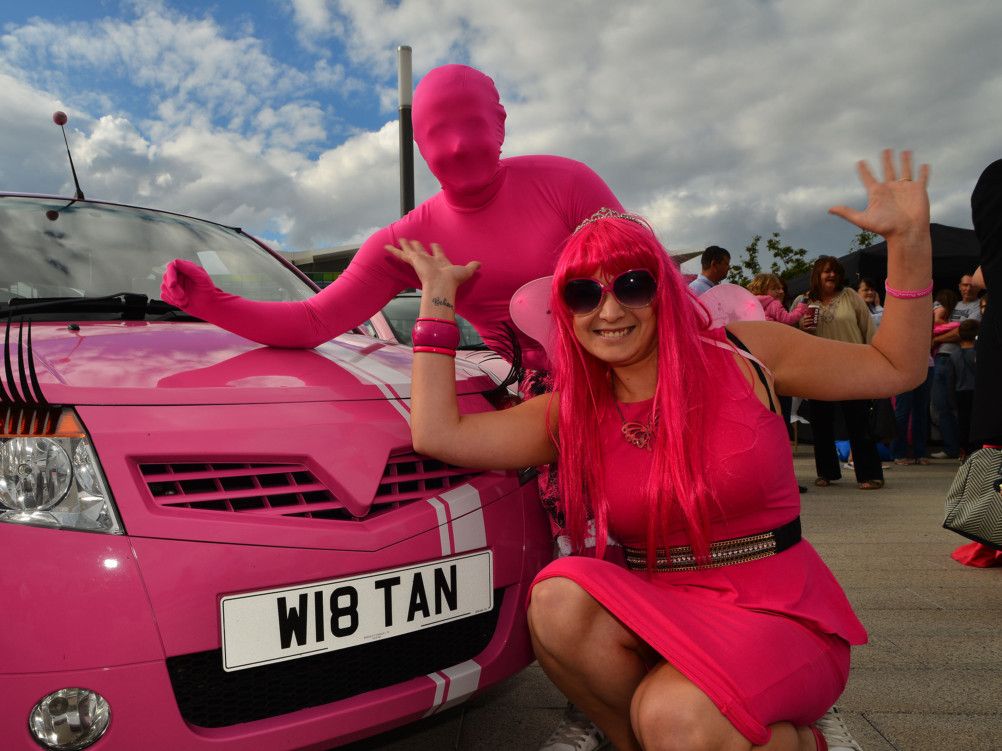 Drivers in the pink at Kings Mill