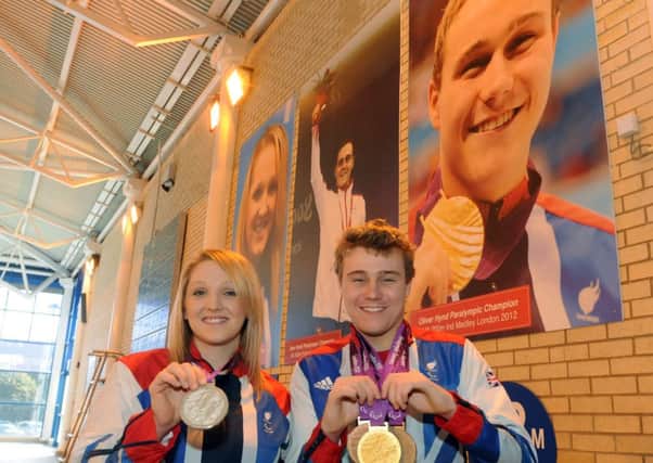 Charlotte Henshaw and Ollie Hynd   unveil pictures of them at Water Meadows