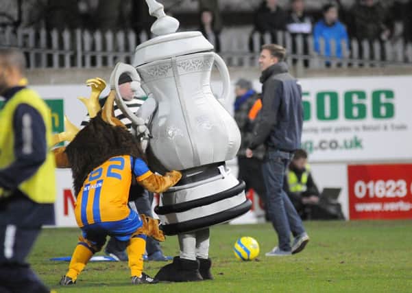 Mansfield Town v Liverpool FA Cup third round.
Stags FA Cup run bottoms out.