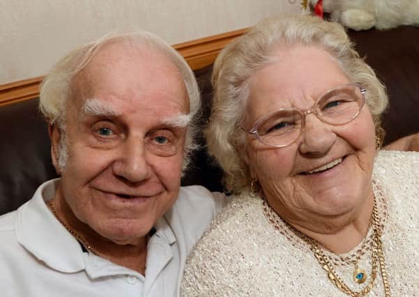 Jack and Ella Hovell of Stanton Hill, who celebrated their diamond wedding anniversary recently.