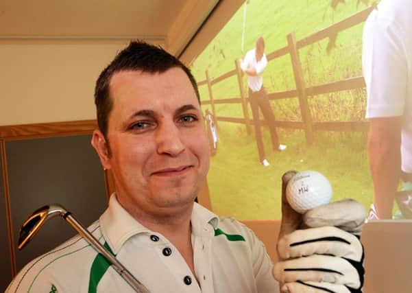 Golfer Matt Wheatcroft.