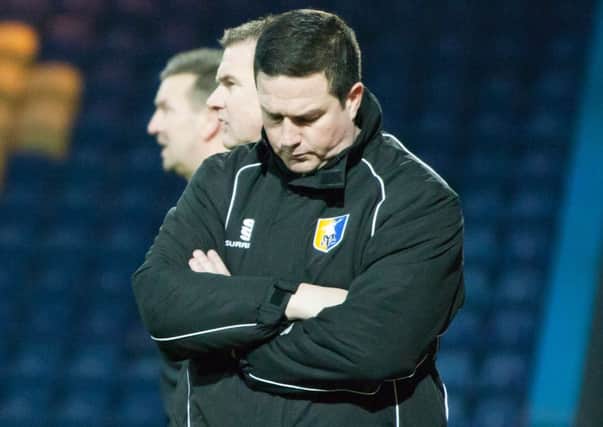 Down and out Paul Cox cannot watch as Mansfield slump to 12 League games without a Win