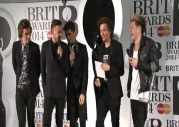 ONE DIRECTION AT BRIT AWARDS