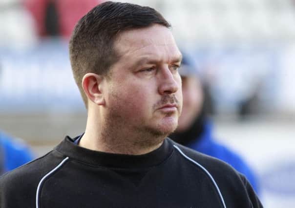 Mansfield Town manager Paul Cox is ready for the survival fight. Pic by Richard Parkes.