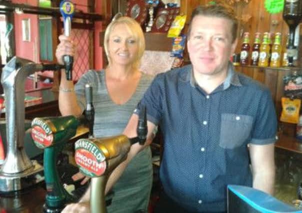 Ian Price and Jackie Eaton of the Cuckoo Birch pub.