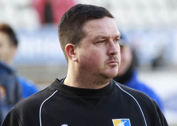 Mansfield Town manager Paul Cox -Pic by: Richard Parkes