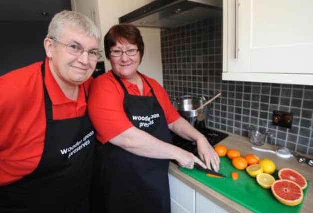Wooden Spoon Preserves from Huthwaite, Sutton in Ashfield have just won a Bronze award in The Worlds Original Marmalade Awards. Pictured is Robert & Lindsey Irving in their kitchen.