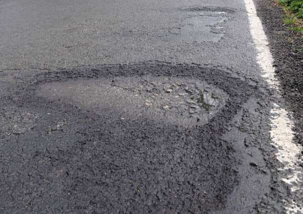 A pothole on Shaftholme Road. Picture: Andrew Roe