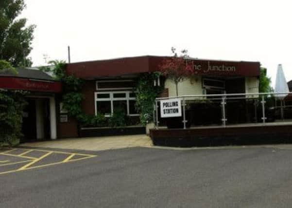 The Junction pub in Sutton is being used as a polling station