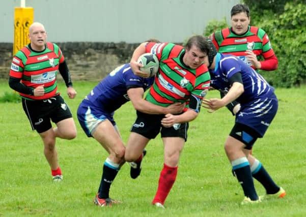 Sherwood Wolf Hunt, at their first home match,  V  Coventry Bears (Wolf Hunt are in Red & Green kit)