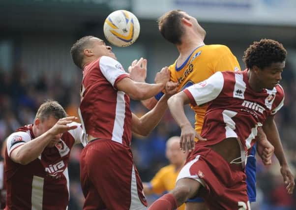 Mansfield Town in action.