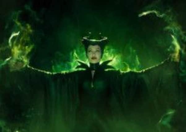 Angelina Jolie stars in Maleficent.