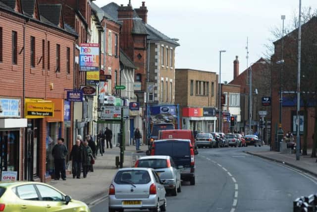 Pictured is Hucknall High Street, town centre.