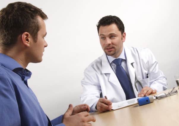 A Generic Photo of a man visiting his doctor. See PA Feature  HEALTH GP Confessions. Picture credit should read: PA Photo/Thinkstockphotos. WARNING: This picture must only be used to accompany PA Feature HEALTH GP Confessions.