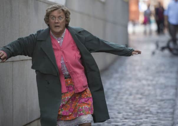 Undated Film Still Handout from Mrs Brown's Boys D'Movie. Pictured: Brendan O'Carroll as Agnes Brown. See PA Feature FILM Film Reviews. Picture credit should read: PA Photo/UPI Media. WARNING: This picture must only be used to accompany PA Feature FILM Film Reviews.