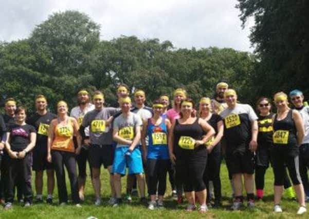 Some of the competitors from Portland College to take part in the Total warrior event.