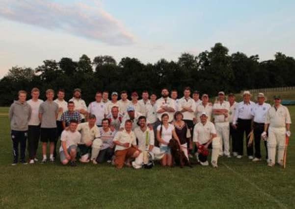 There was an excellent turnout for the charity cricket match in memory of Ian Bagshaw at Sherwood Colliery CC.