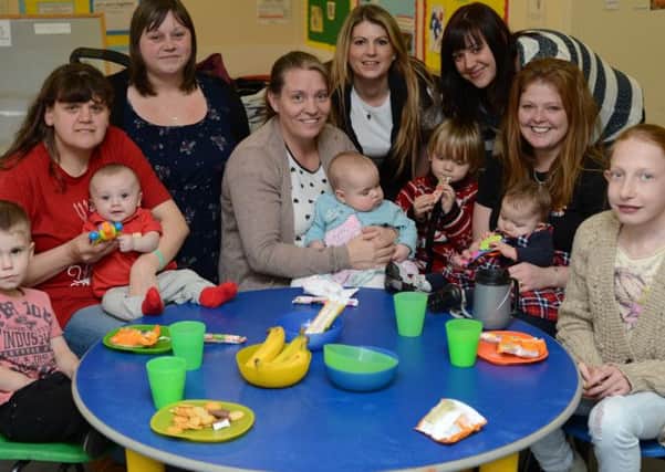 Pictured is the Congenital Heart Disease support group Patches, at Summer House Children's Centre.  Pictured back row centre is founder Maria Linfield.