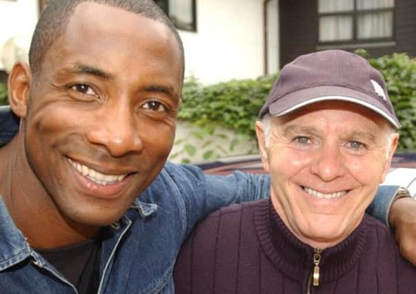Johnny Nelson and trainer Brendan Ingle