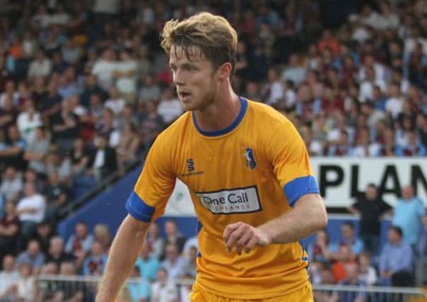 Mansfield Town Alex Fisher -Pic by: Richard Parkes