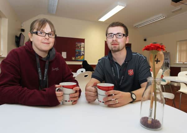A new youth cafe has opened at The Salvation Army on Bowne Street in Sutton in Ashfield. Pictured are Sam and Matthew Brown.