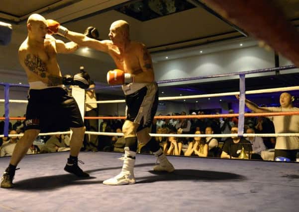 Boxing show promoted by Body And Soul Gym at Mansfield Civic Centre,  Steve Ward of Team Body And Soul v Arek Drezek
