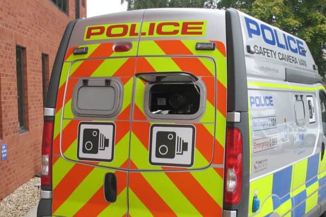 Speed camera van