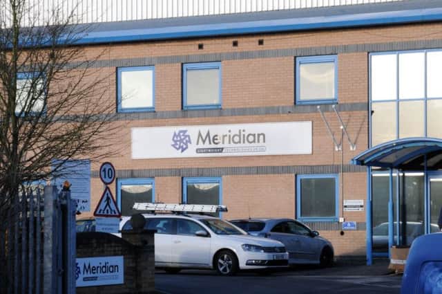 Meridian Lightweight Technologies, Orchard Way, Sutton, scene of a fire in the early hours of Monday morning.