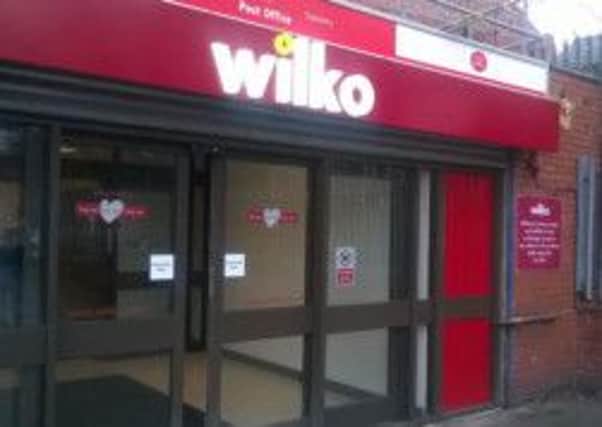 The rear entrance to Wilkinsons on Main Street Bulwell where the robbery took place
