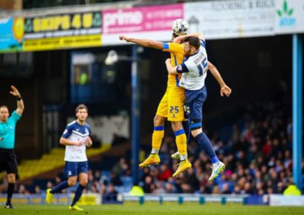 Match action from Stags' 2-0 defeat at Southend.