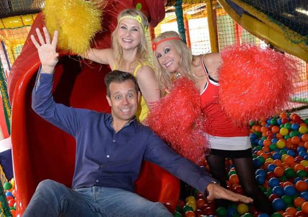 Fun House hosts Pat Sharpe, Melanie and Martina are looking for Bassetlaw families to take part in a one-off day of the show