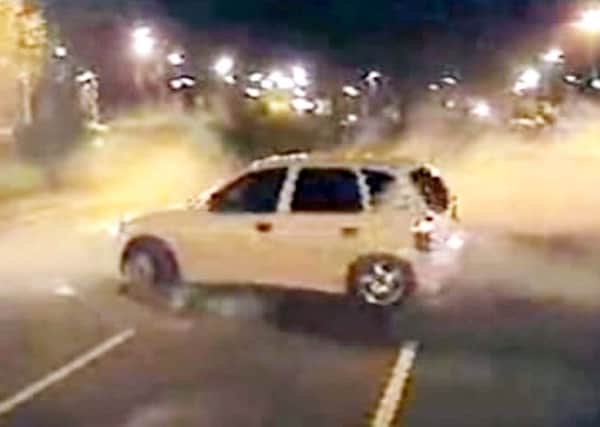Notts Police have used new powers for the first time against car-crusing boy racers