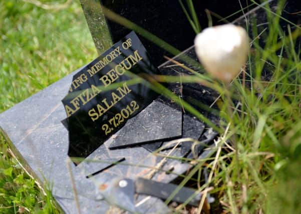Muslim graves desecrated at High Wood Cemetary