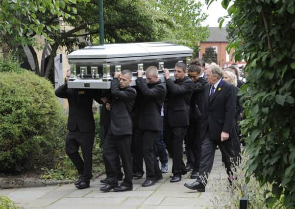 The funeral of Joe 'Cheek' Cannon takes place at St Mary Magdalene Church, Hucknall