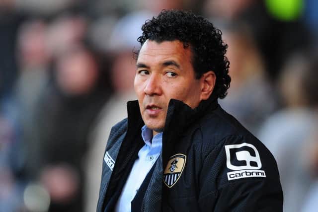 Notts County manager Ricardo Moniz.