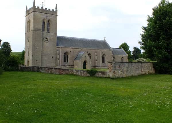 St Mary's Church Cuckney, thought to be the burial ground of the fallen of the Battle of Hatfield