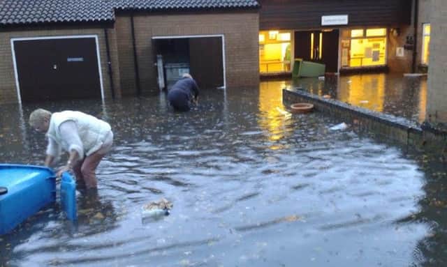 Worksop flash floods: Larwood House