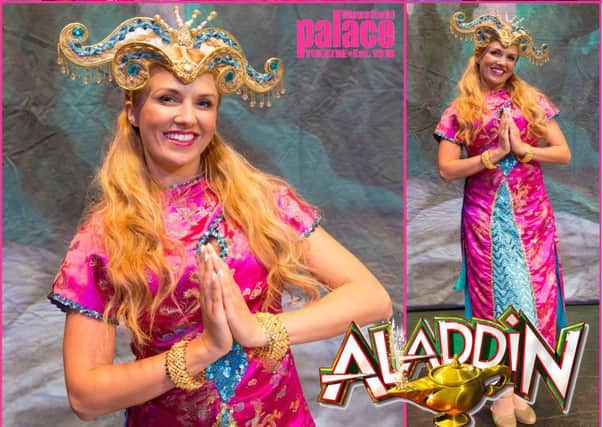 Gemma Naylor plays Princess Jasmine in Mansfield Palace Theatre's panto Aladdin.