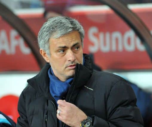 Chelsea manager Jose Mourinho at The Stadium of Light. Picture by FRANK REID