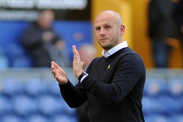 Manager Adam Murray thanks the fans.