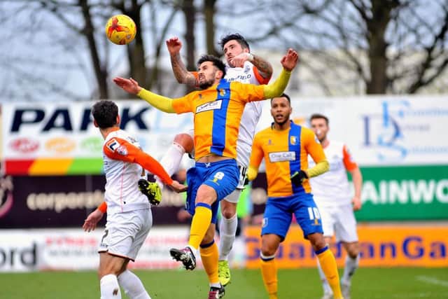 Mansfield Town v Luton Town -Photo by Steve Uttley