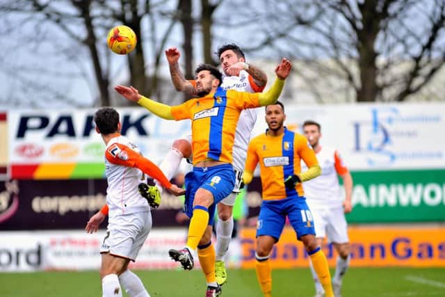 Mansfield Town v Luton Town - Sky Bet League Two - One Call Stadium - Saturday 23 Jan 2016  Chris Clements.