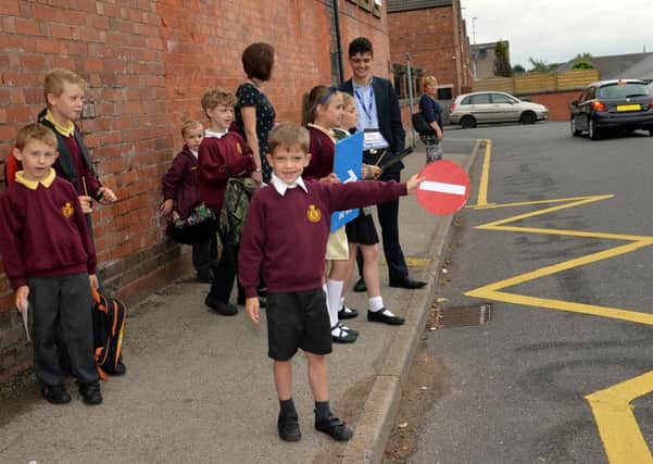 Children and staff at King Edward Primary School in Mansfield had campaigned over traffic problems outside the school.