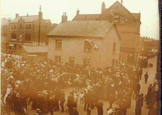 Stone laying at the National School by Jackson of Broomhill June 14 1911