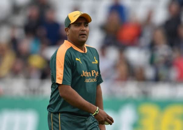 Samit Patel during the NatWest T20 Blast match between the Outlaws and the Bears at Trent Bridge, Nottingham on 15 May 2015.  Photo: Simon Trafford